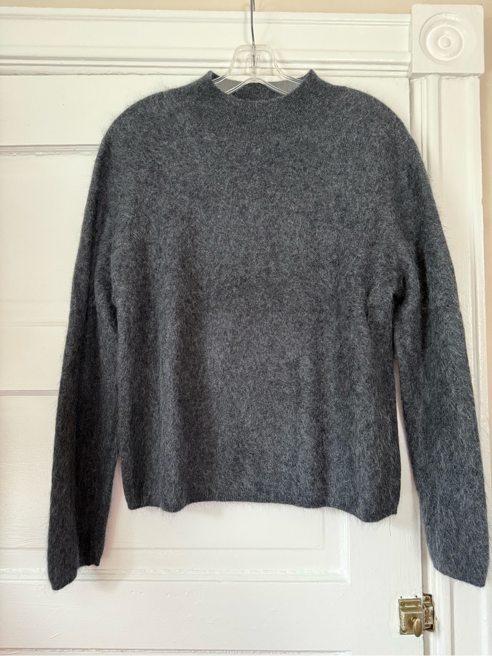 Banana Republic Charcoal Mock Neck Sweater